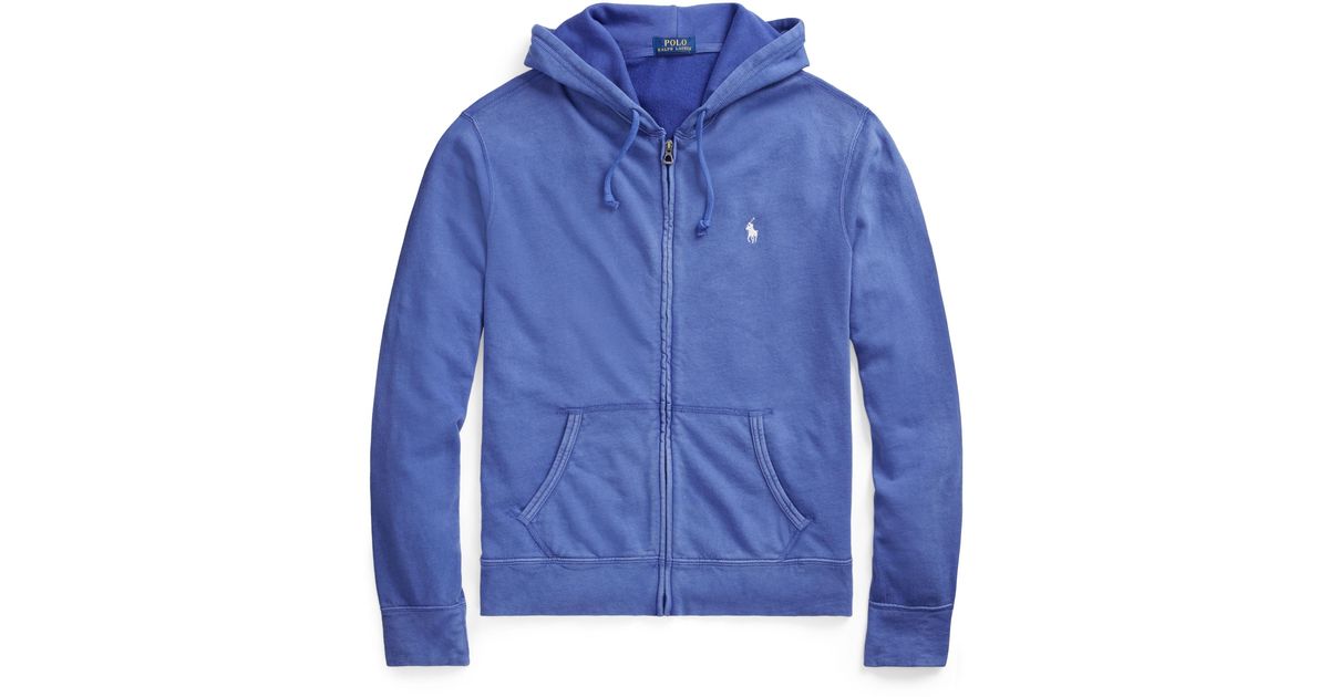 polo ralph lauren cotton spa terry sweatshirt