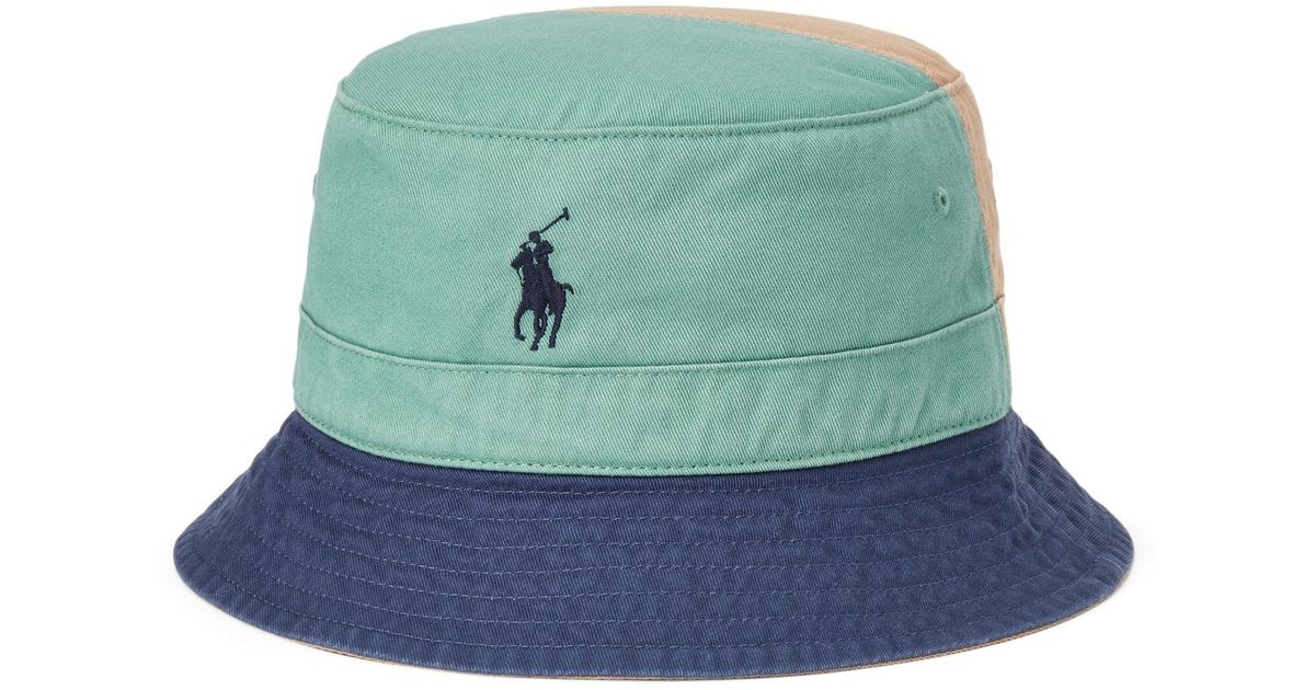 polo ralph lauren men's chino bucket hat