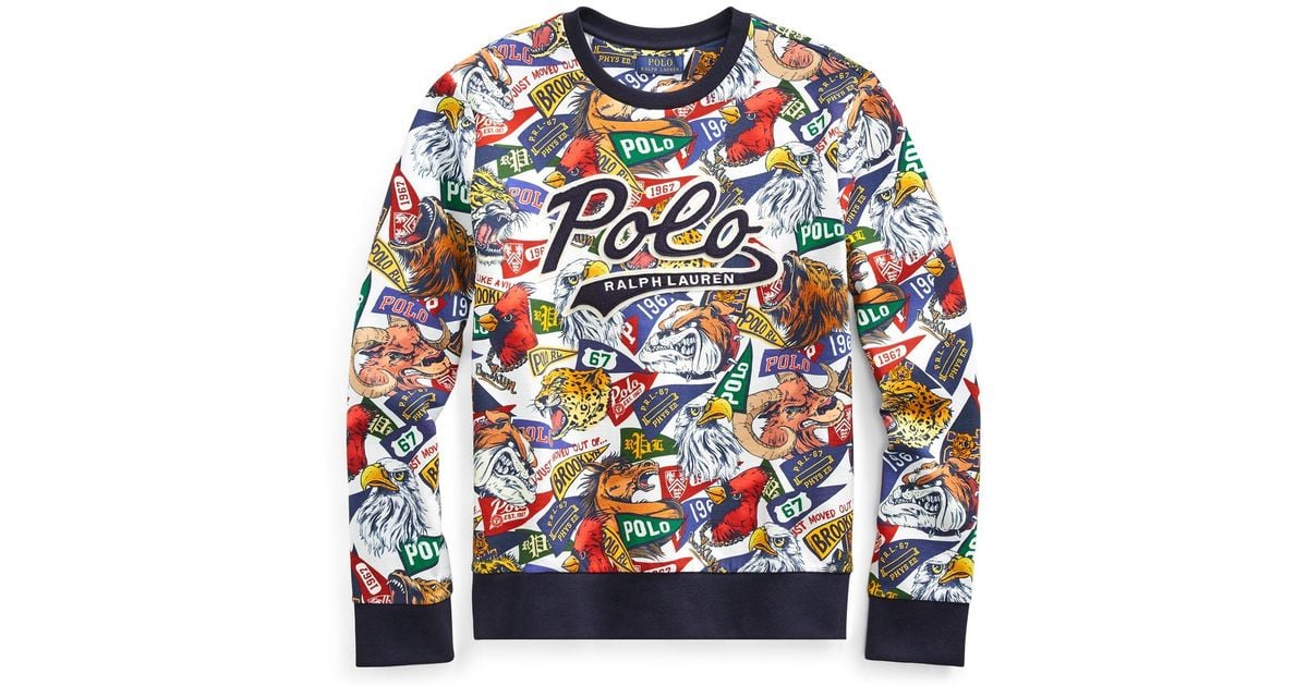 polo graphic sweater