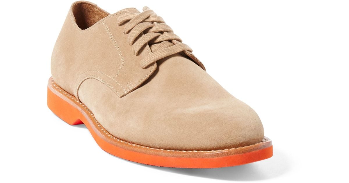 Polo Ralph Lauren Cartland Suede Buck Shoe for Men | Lyst