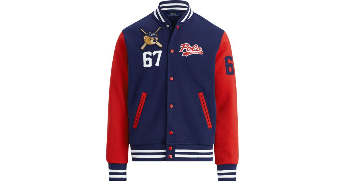 polo bear baseball jacket