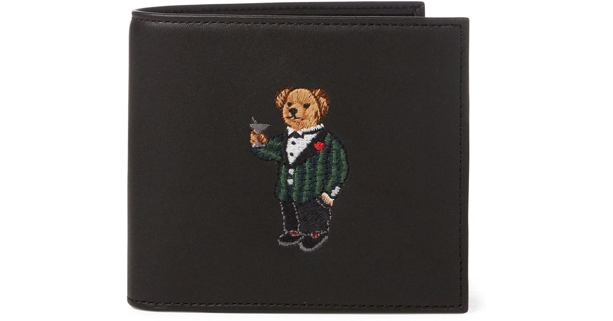 Polo Bear Leather Zip Wallet | lupon.gov.ph
