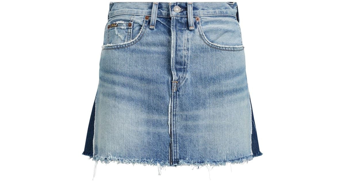 ralph lauren denim skirt