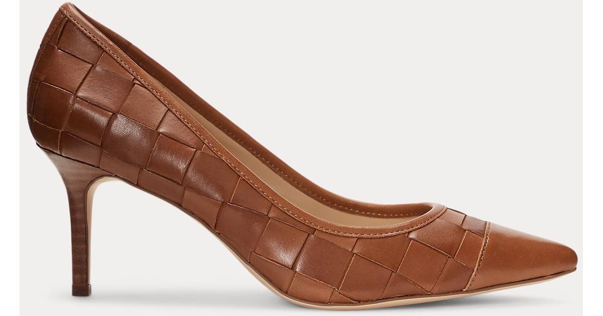 lanette leather pump