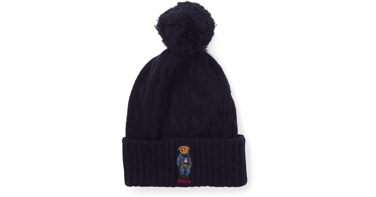 polo pom pom hat