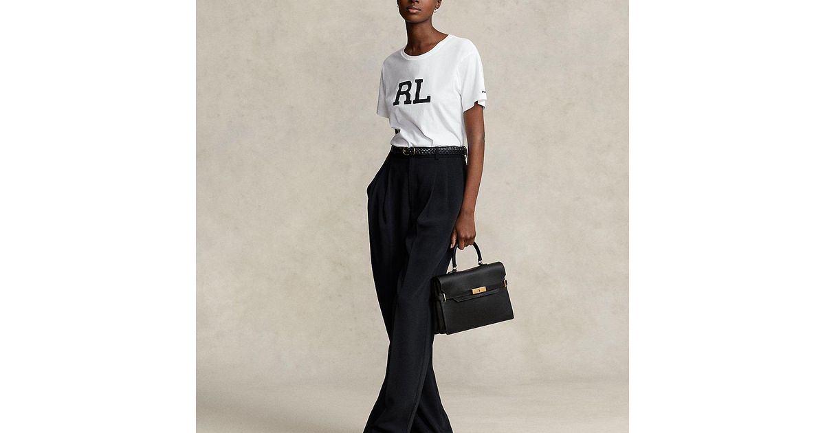 Polo Ralph Lauren Polo Id Leather Satchel in Black Lyst