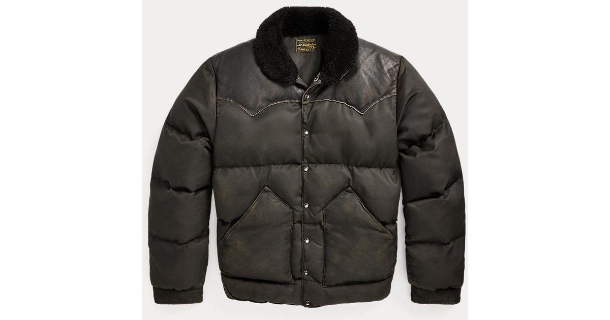 RRL shearling collar down jacket 極美品 S RRL By Ralph Lauren Shearling Jacket -11160001