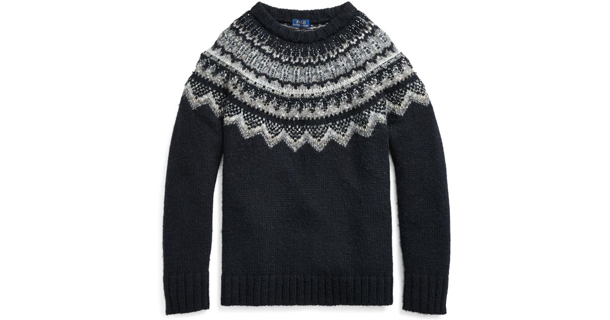 ralph lauren black jumper womens
