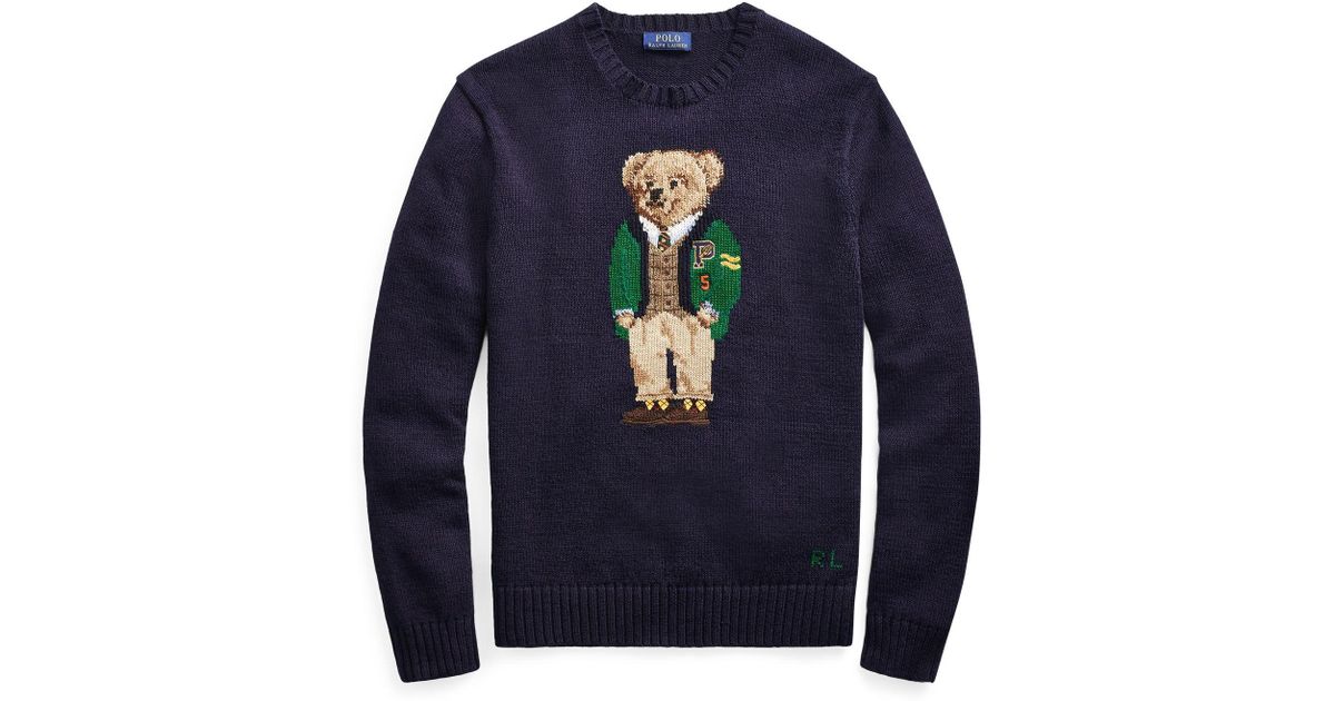 polo collegiate bear sweater