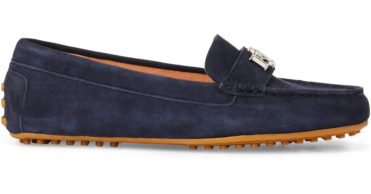 ralph lauren suede loafers men