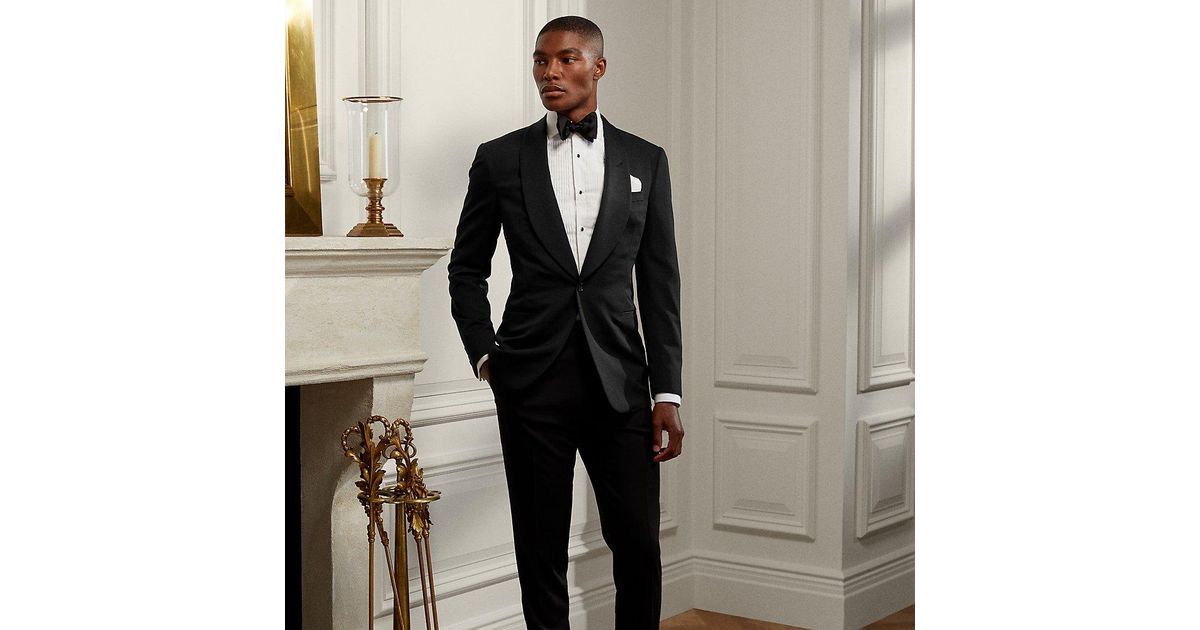 Ralph Lauren Purple Label Gregory Handmade Barathea Shawl Tuxedo in