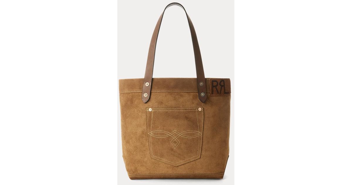 RRL Roughout Suede Tote in Brown for Men | Lyst UK RRL Roughout Suede Tote in Brown for Men | Lyst UK