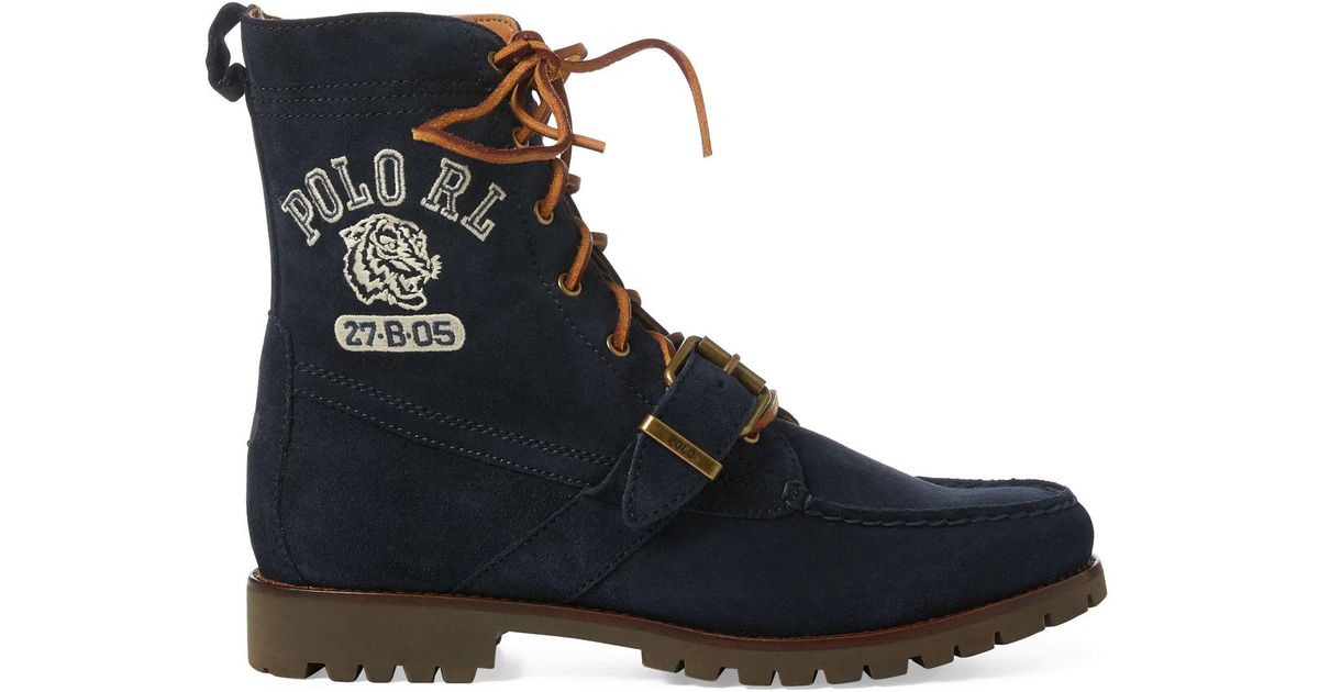 polo ranger boots blue