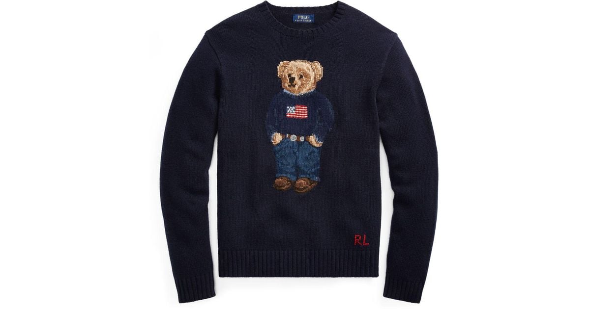 iconic polo bear sweater