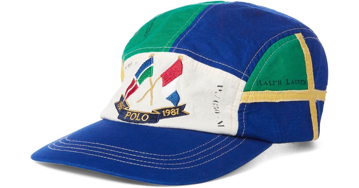 polo cross flags hat