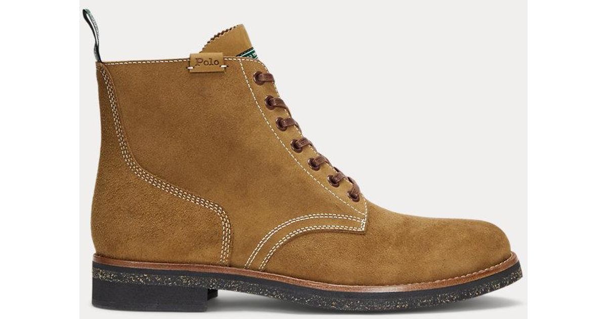 Polo Ralph Lauren Radford Roughout Suede Boot in Brown for 