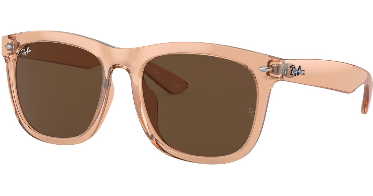 RayBan Rb4260d Sunglasses Frame Brown Lenses in Transparent Brown