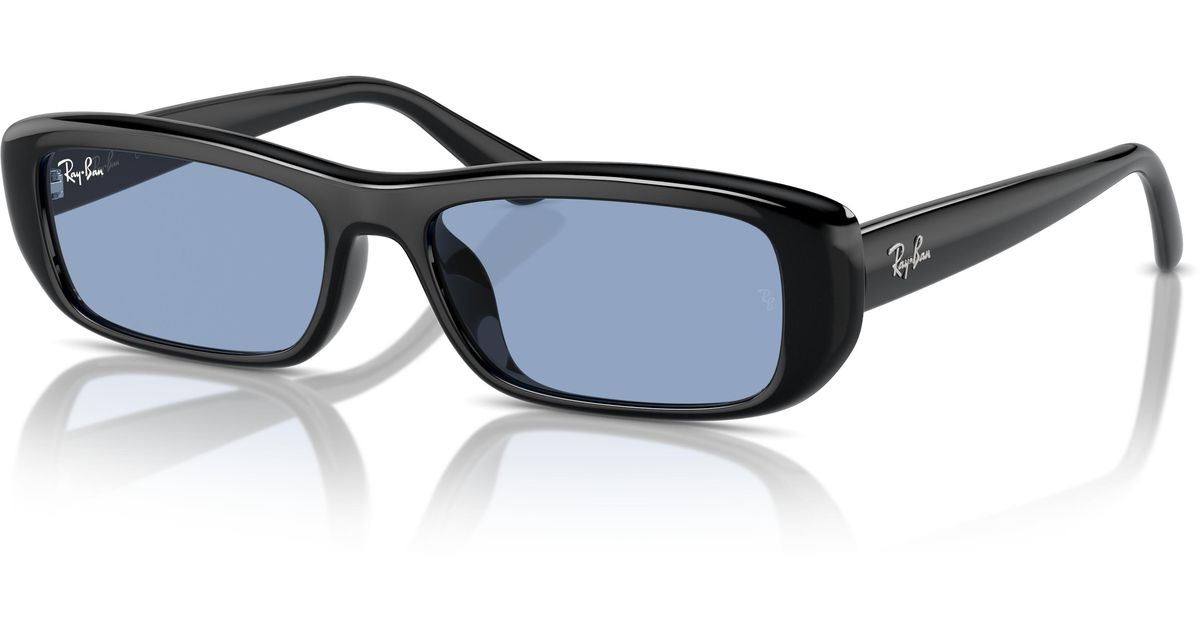 Ray Ban Rb4436d Ray-Ban Rb4436d Bio-based Sunglasses Frame Blue Lenses in Black | Lyst