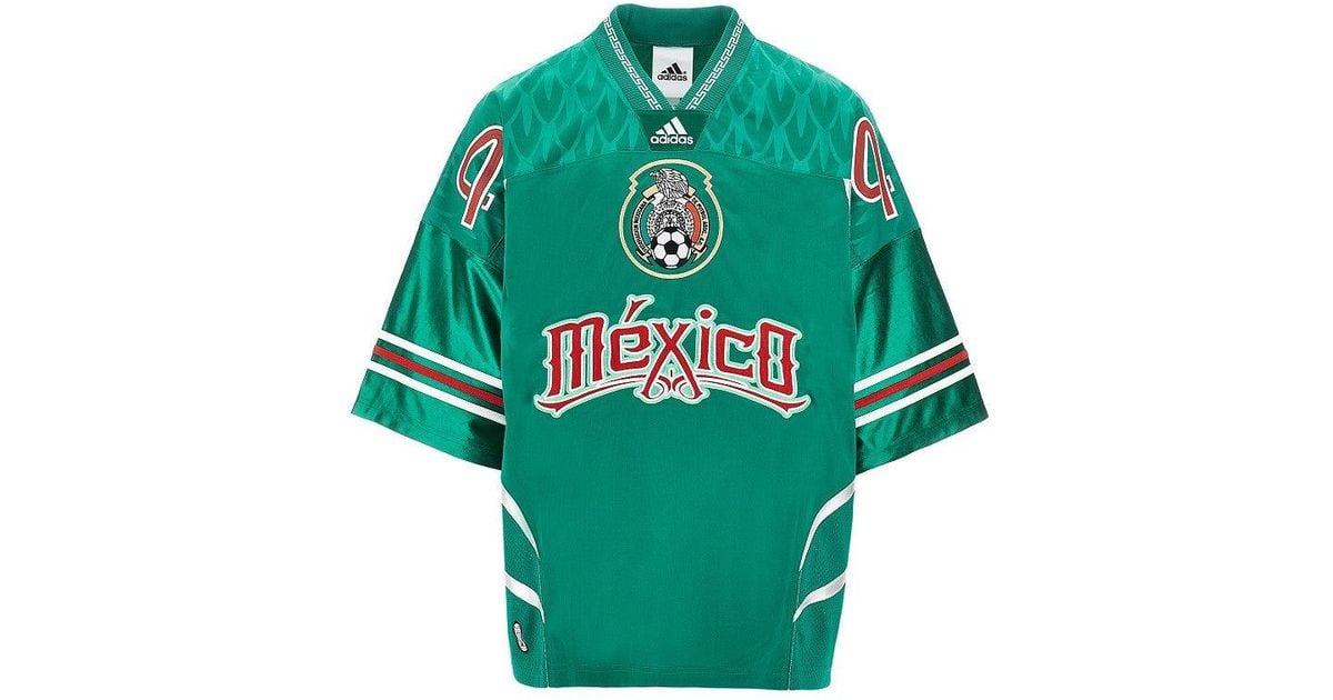 Adidas Originals Mexico 1986 Oversized T Shirt In Green For Men Lyst UK adidas-originals-mexico-1986-oversized-t-shirt-in-green-for-men-lyst-uk