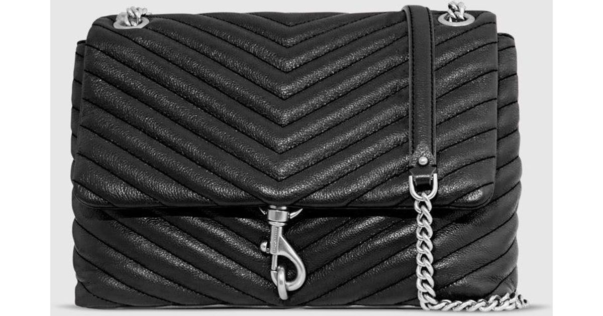 rebecca minkoff women's edie flap shoulder bolsa