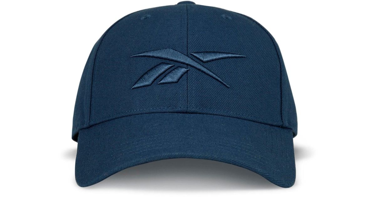 Reversible Reebok Hat Reebok Vector Baseball Cap in Blue | Lyst