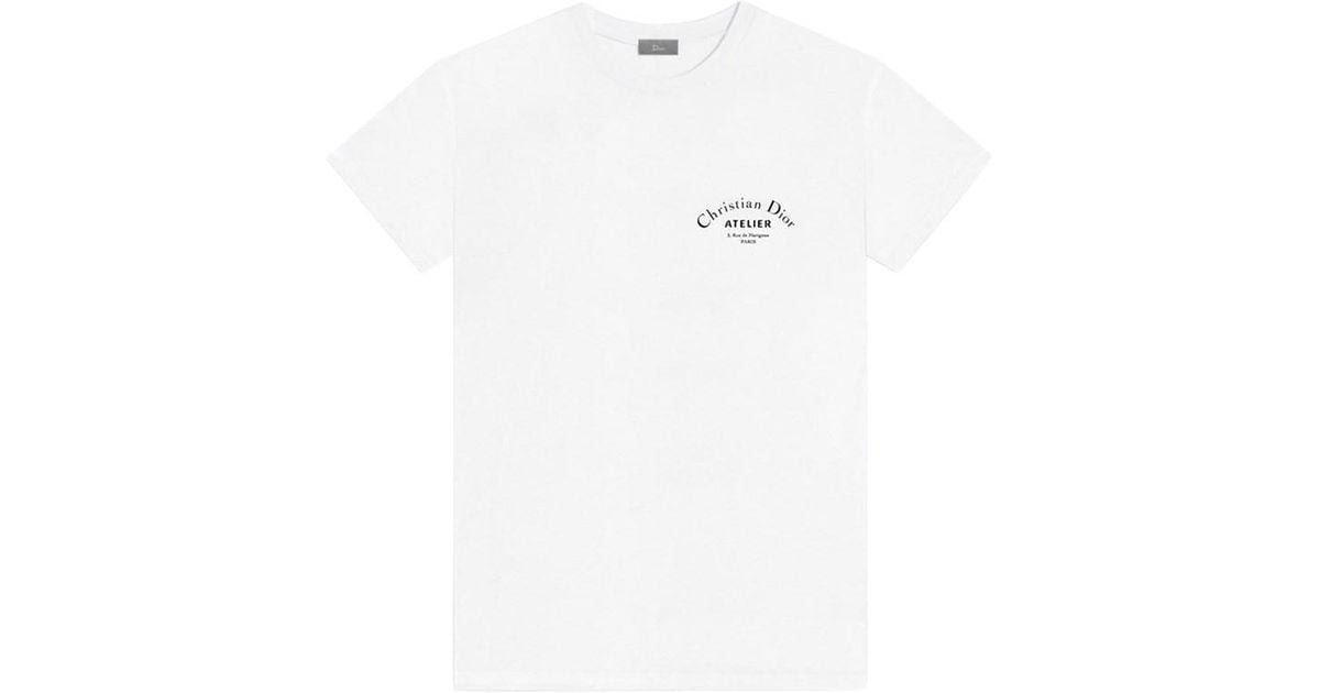 christian dior white t shirt