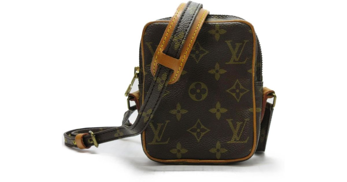 Louis Vuitton Authentic Danube Mini Shoulder Bag Monogram Canvas Brown M45268 - Lyst