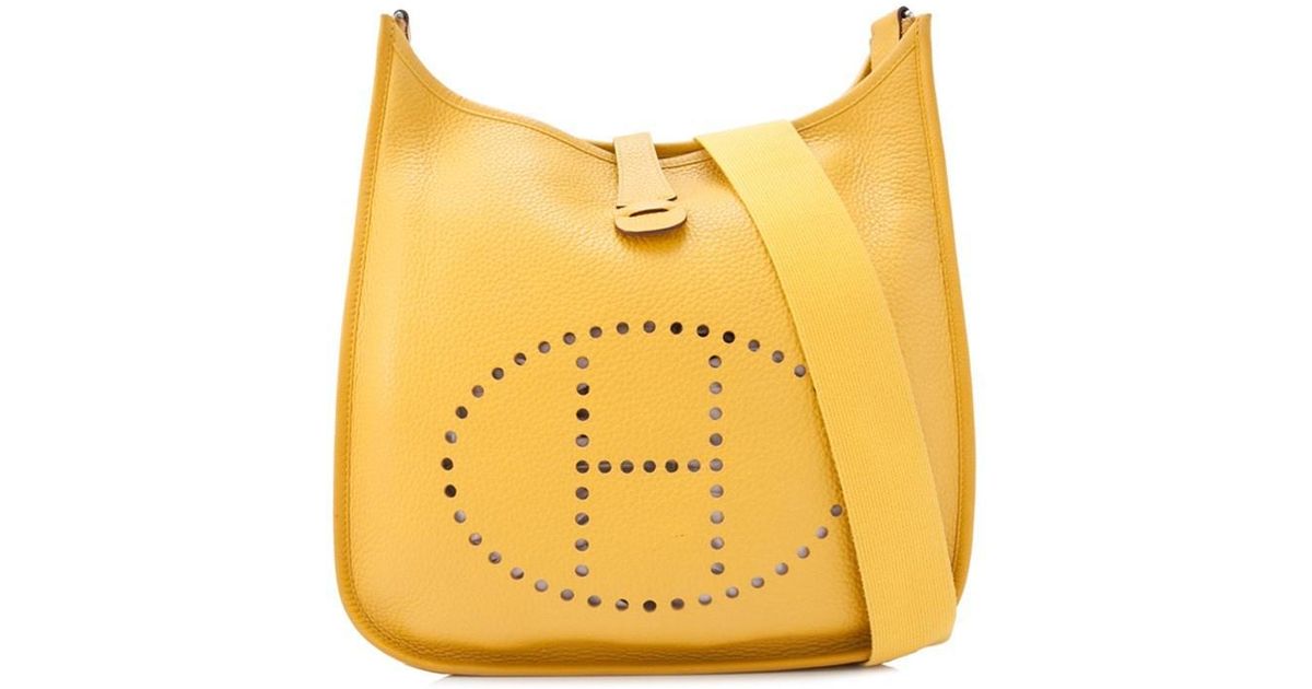hermes evelyne yellow