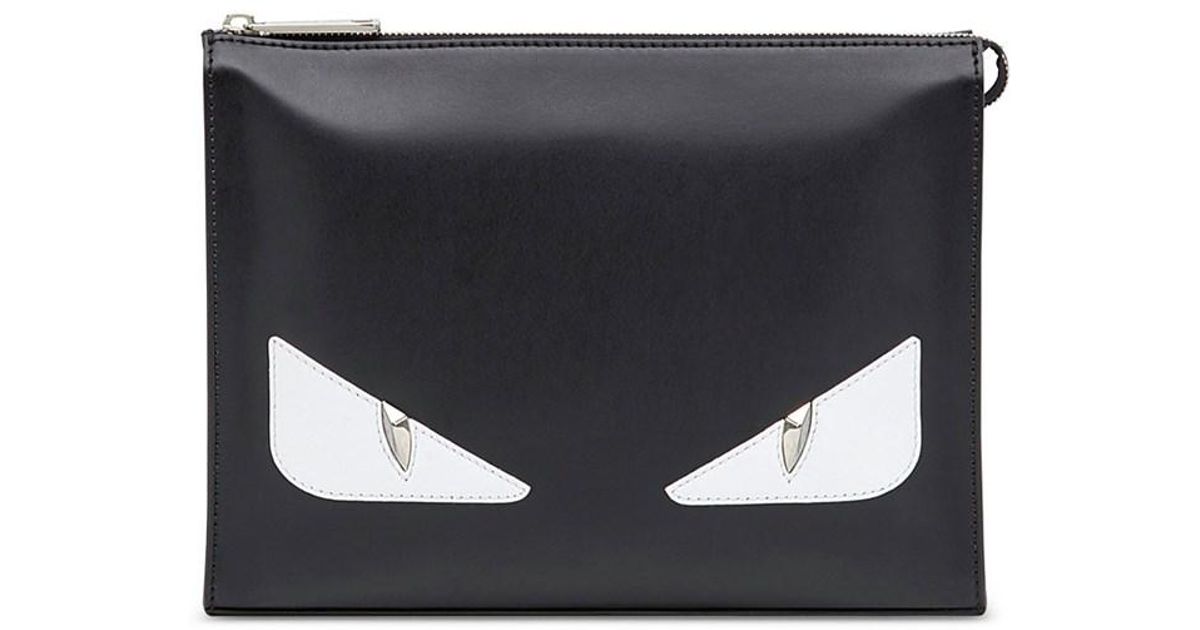 fendi black bag with eyes