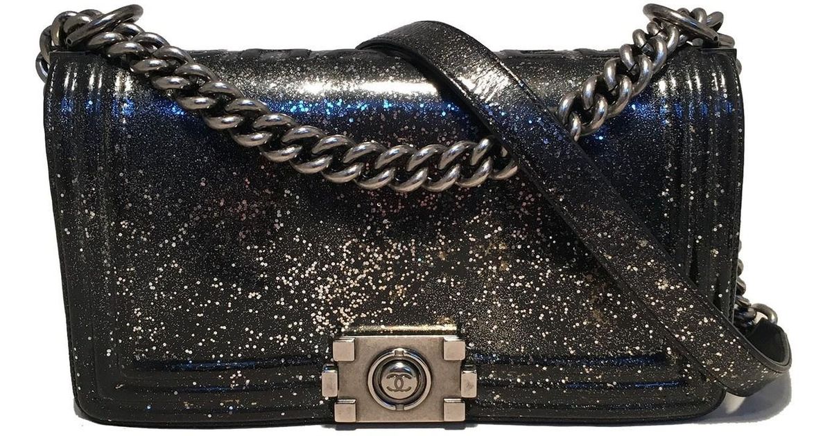 chanel boy patent leather