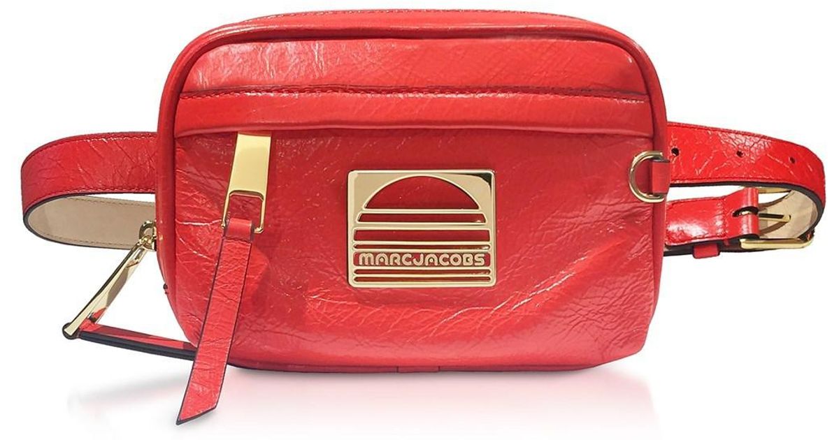 Marc Jacobs Women S M0013994617 Red Leather Travel Bag