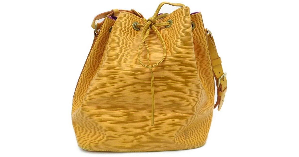 Louis Vuitton Epi Petit Noe Bucket Bag Orange M44102 8117 - Lyst