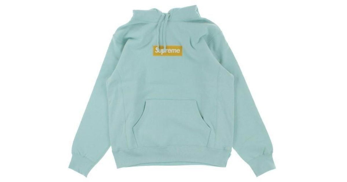 supreme turquoise hoodie