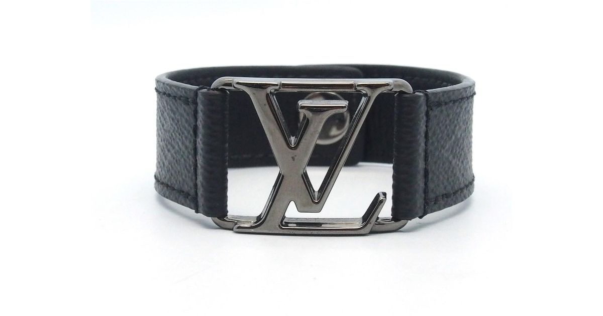 Louis Vuitton, Jewelry, Louis Vuitton Hockenheim Bracelet M6295d Bracelet  Monogram Eclipse