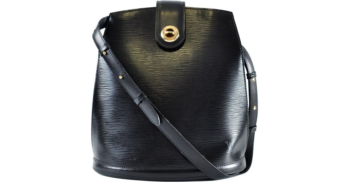 louis vuitton bucket bag black
