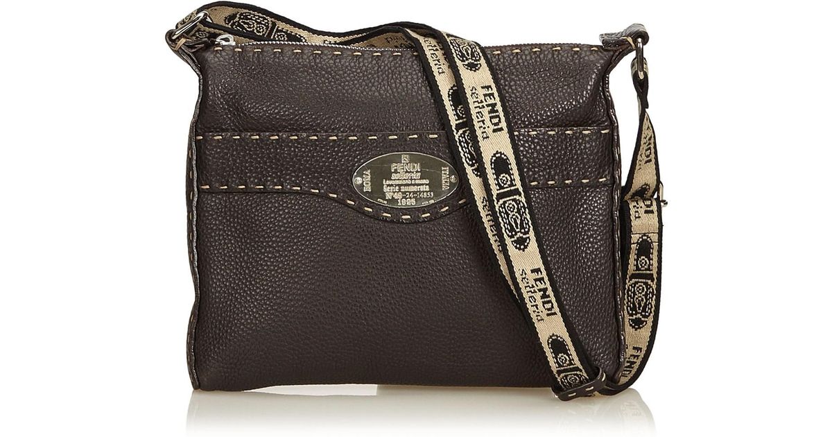 fendi selleria crossbody bag