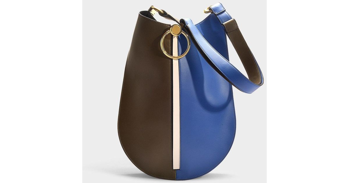 Marni Medium Earring Bag In Multicolor Multicoloured Calfskin