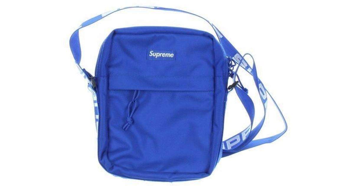 supreme bag blue