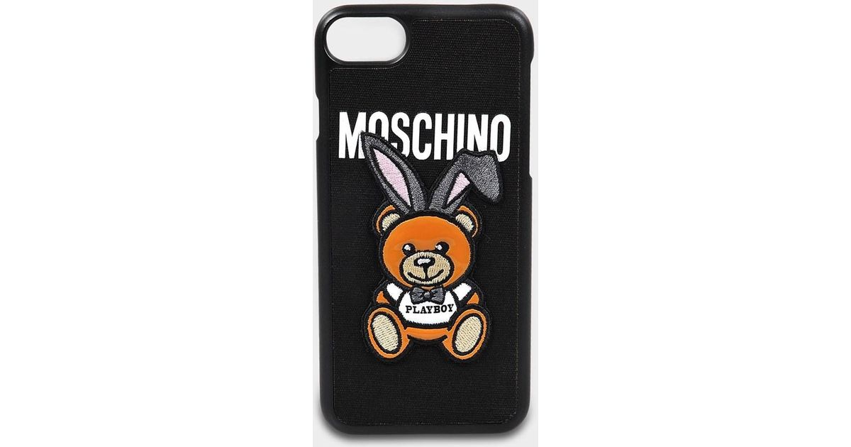 Moschino Phone Case Iphone 7 In Black 