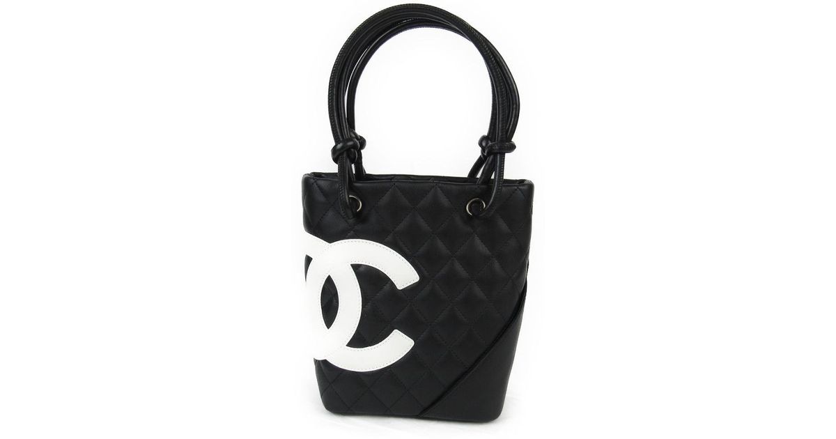 chanel cambon small tote