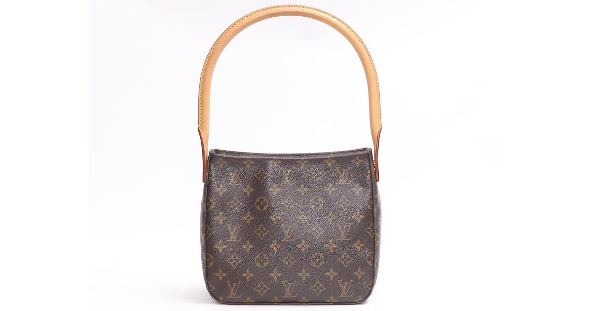 Louis Vuitton Auth Looping Mm Shoulder Bag M51146 Monogram Used Vintage in Brown - Lyst