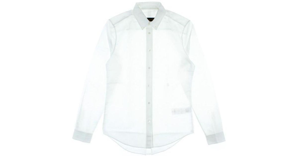 louis vuitton white dress shirt