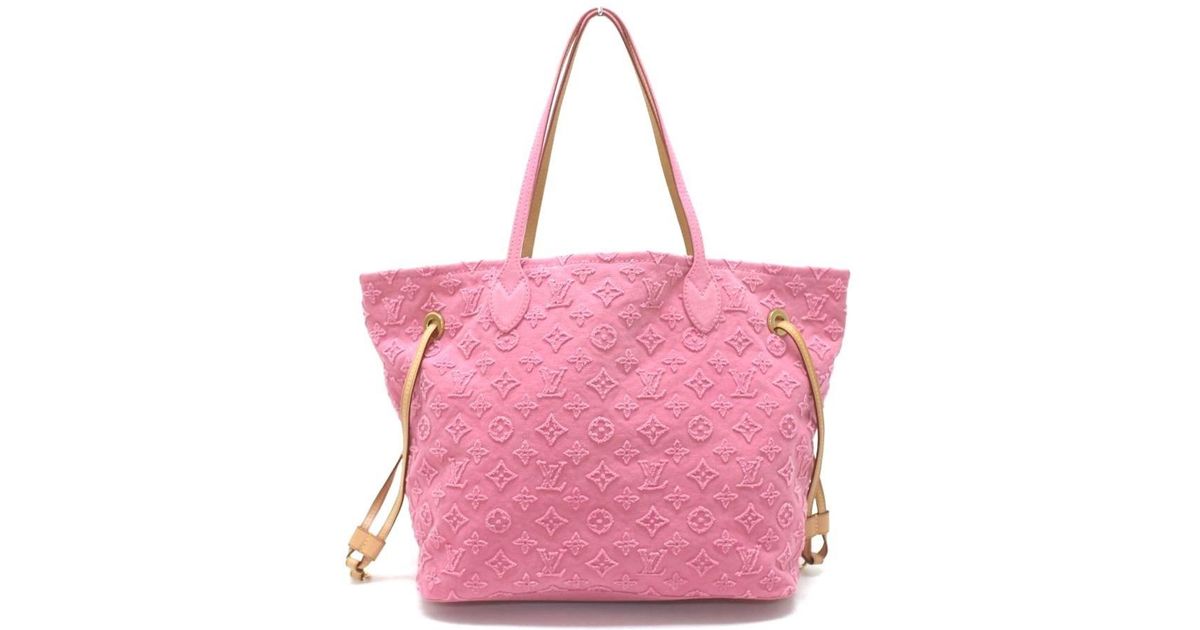 pink louis vuitton tote bag