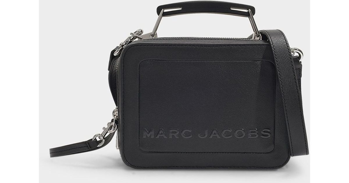 Marc Jacobs The Box 20 Bag In Black Leather