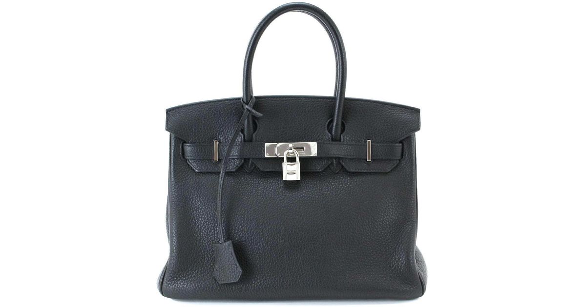 hermes black purse