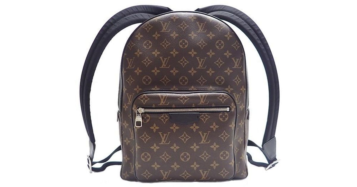 josh monogram backpack