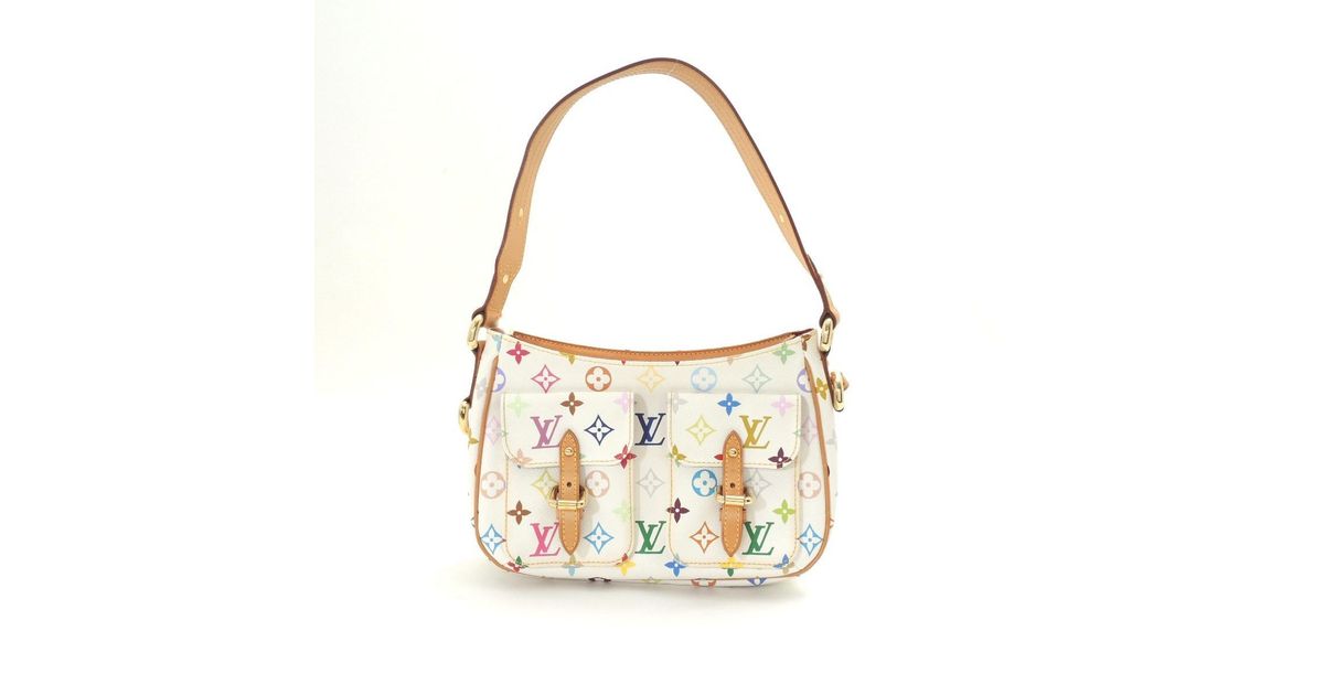 lv white shoulder bag