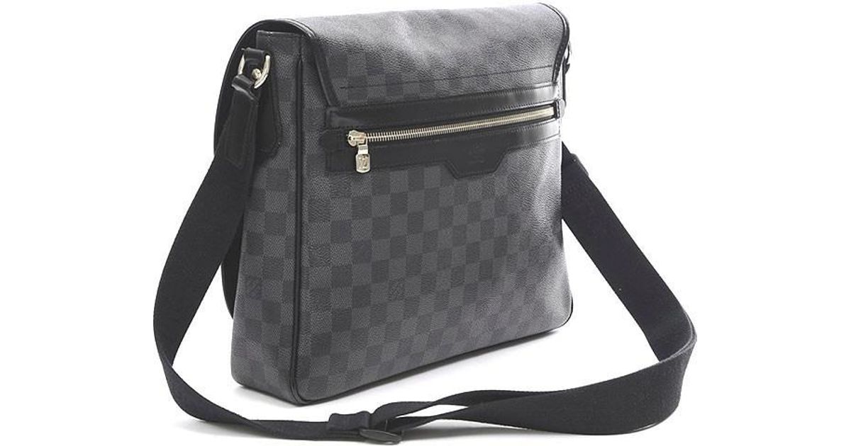 louis vuitton graphite messenger bag