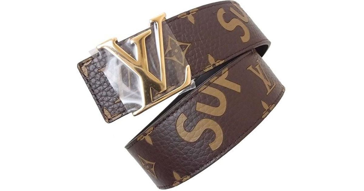 Louis Vuitton Supreme Brown Belt - Just Me and Supreme
