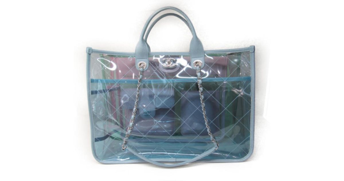 chanel clear handbag